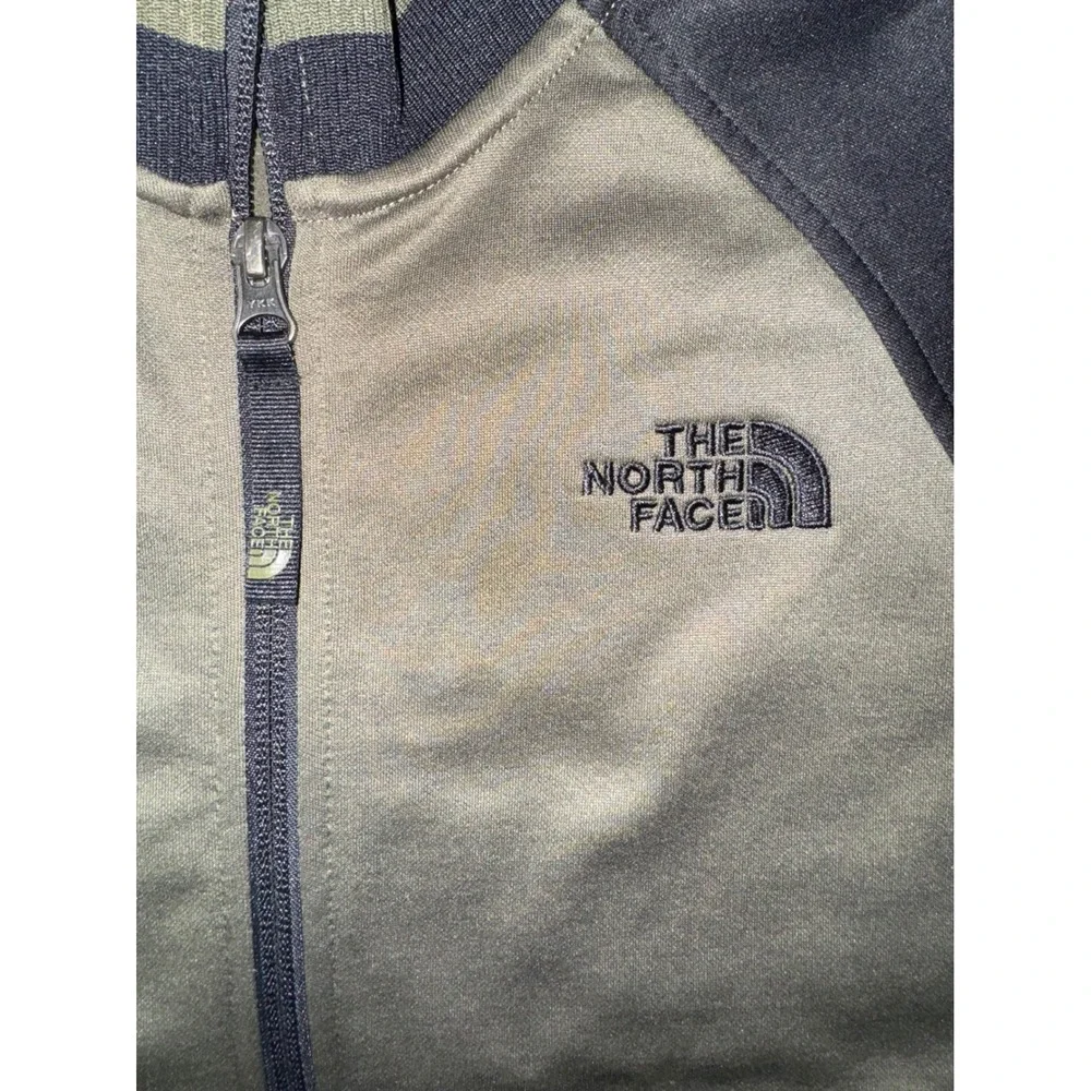 The North‎ Face Boys Takeback Track Olive Green & Black Full Zip  Size M 10 12